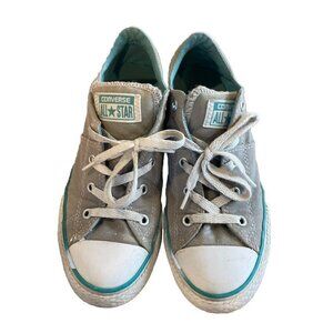 Converse Chuck Taylor All Star Sneakers Youth 3Y Gray Skateboard Casual 647682F